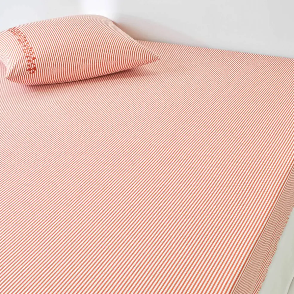 Linge de lit Faustine en coton imprimé