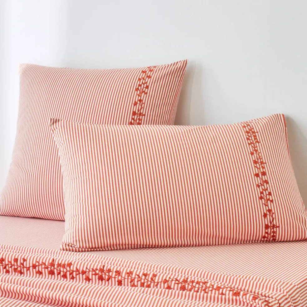 Linge de lit Faustine en coton imprimé