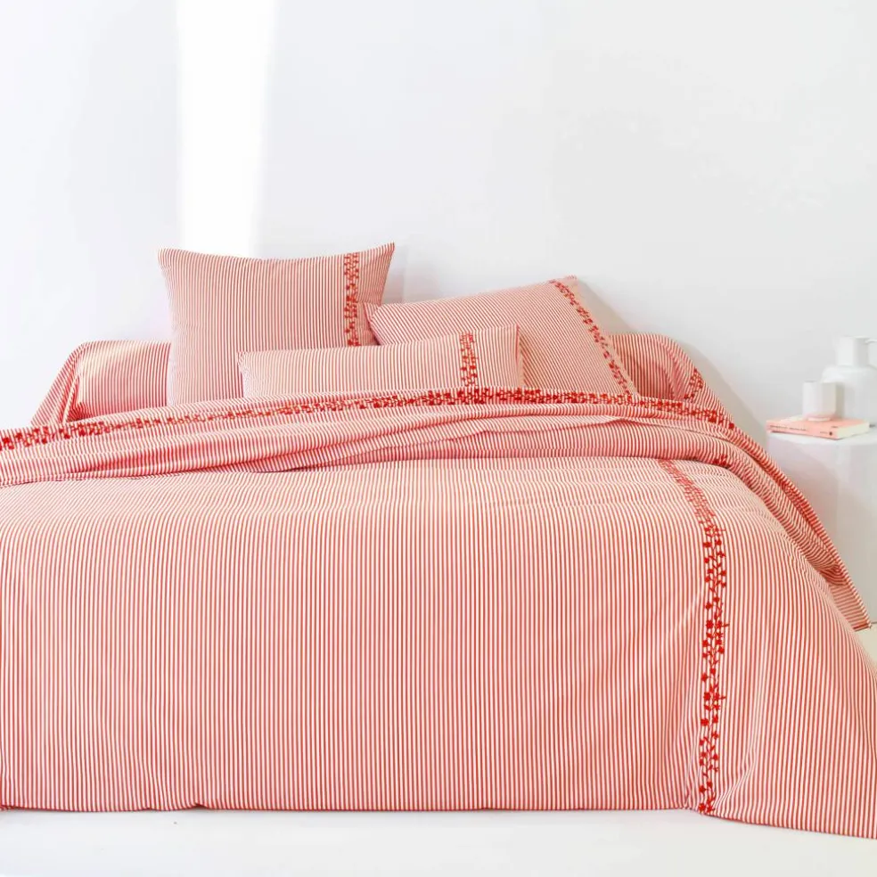 Linge de lit Faustine en coton imprimé