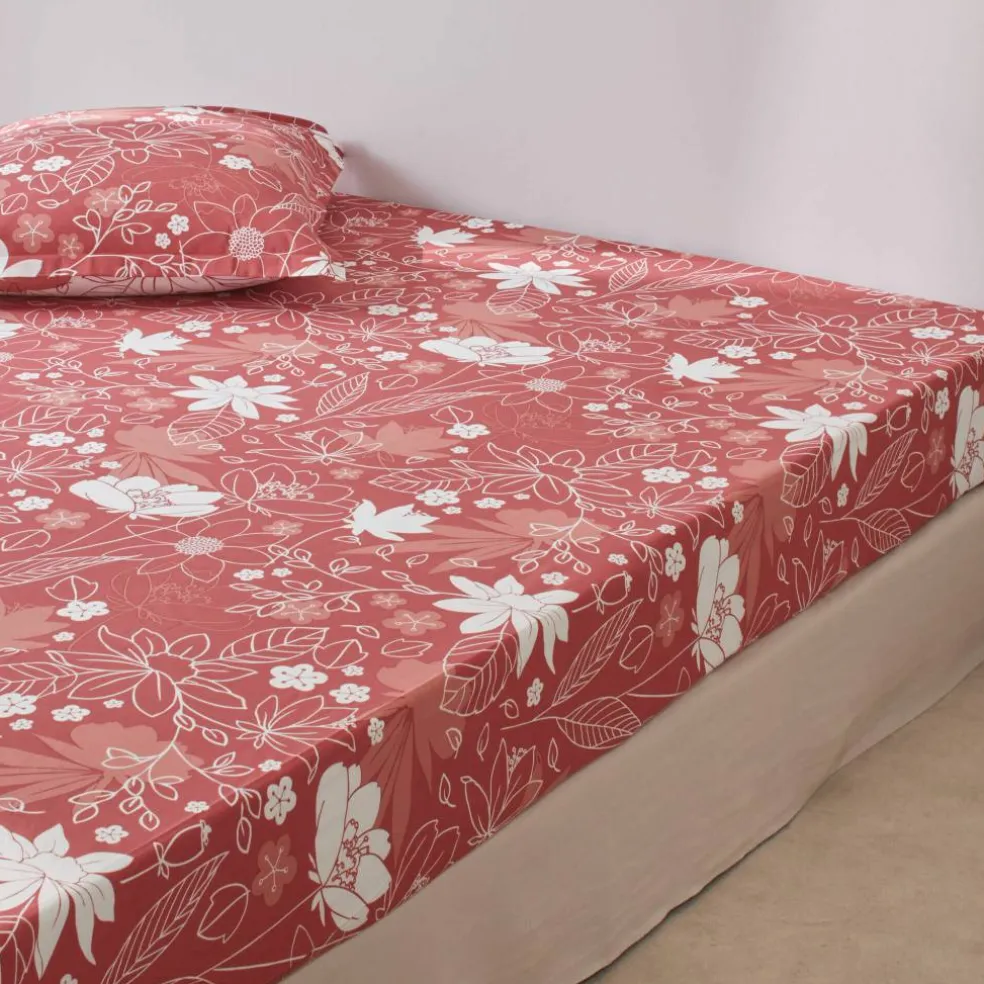 Linge de lit imprimé Pénélope coton