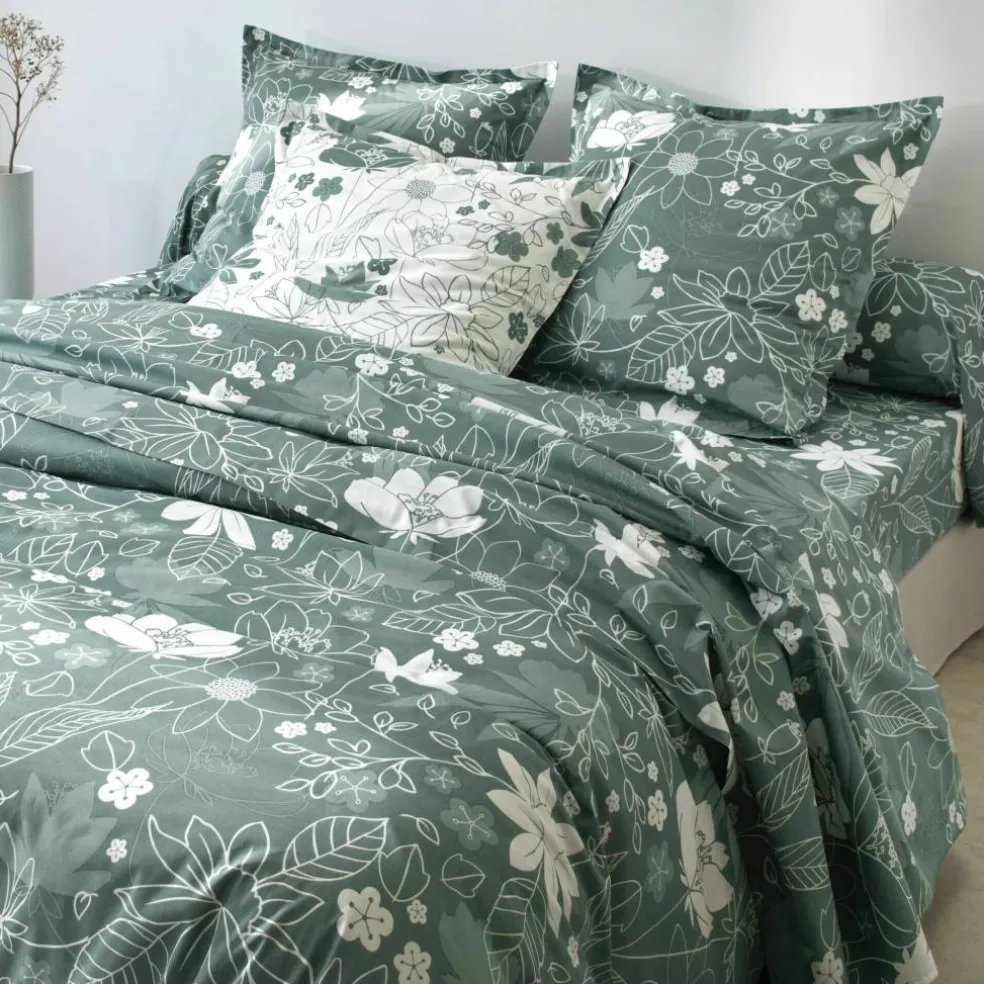 Linge de lit imprimé Pénélope coton