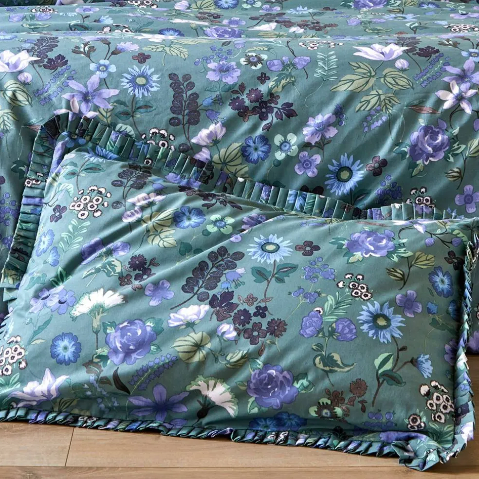 Linge de lit Kelly en coton imprimé floral
