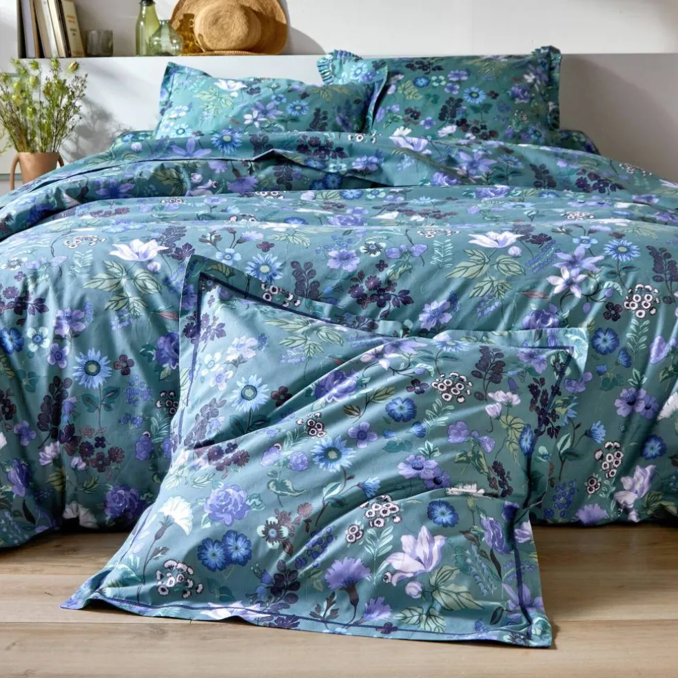 Linge de lit Kelly en coton imprimé floral