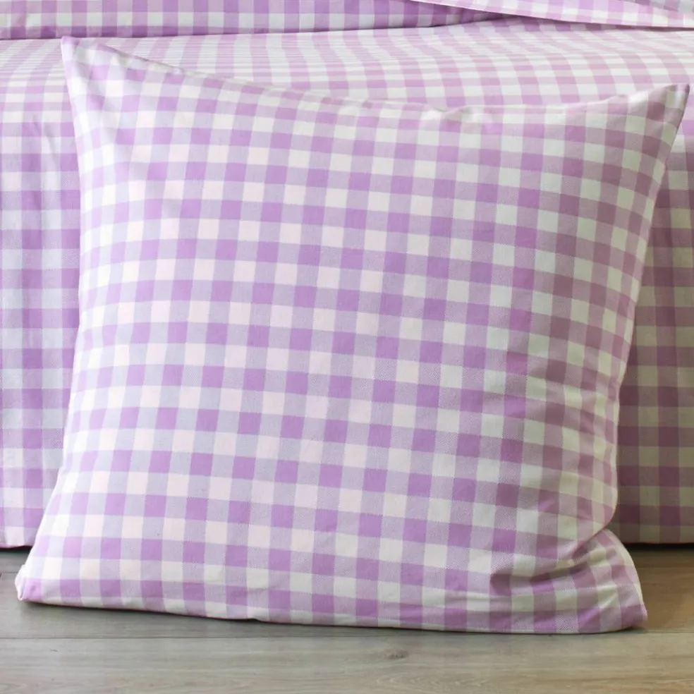 Linge de lit Lou imprimé carreaux - en coton