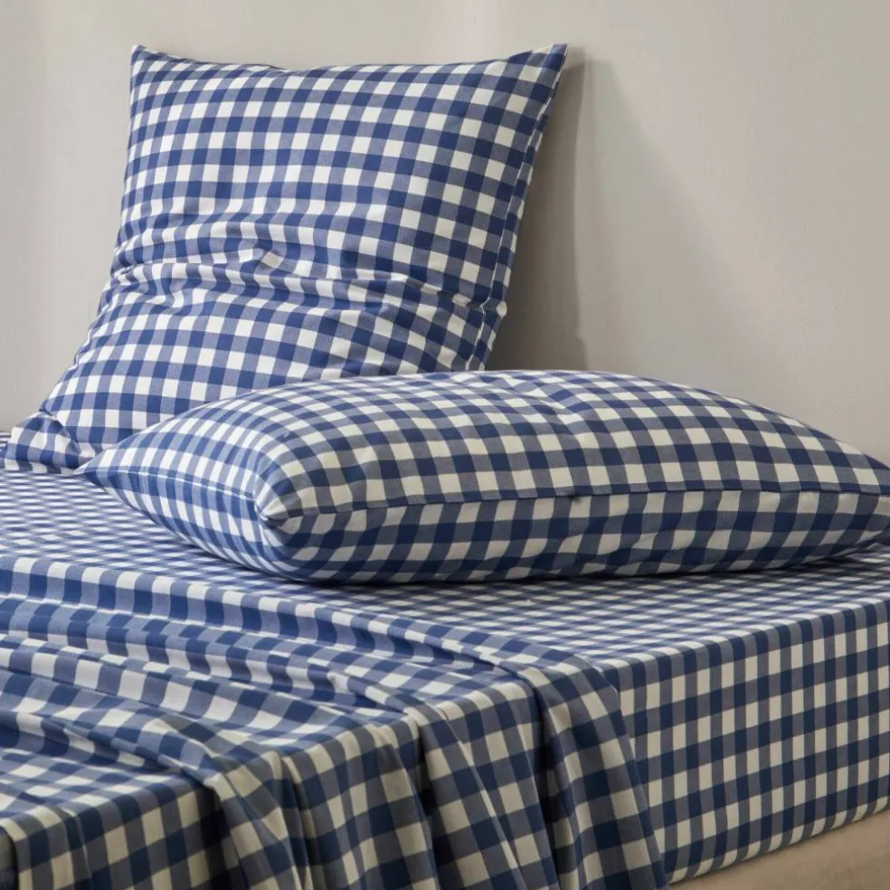 Linge de lit Lou imprimé carreaux - en coton