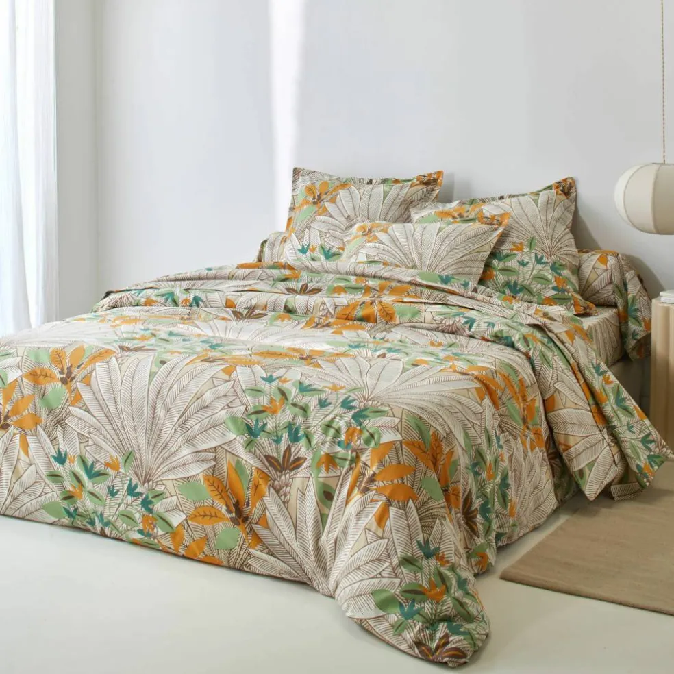 Linge de lit Mada en coton imprimé