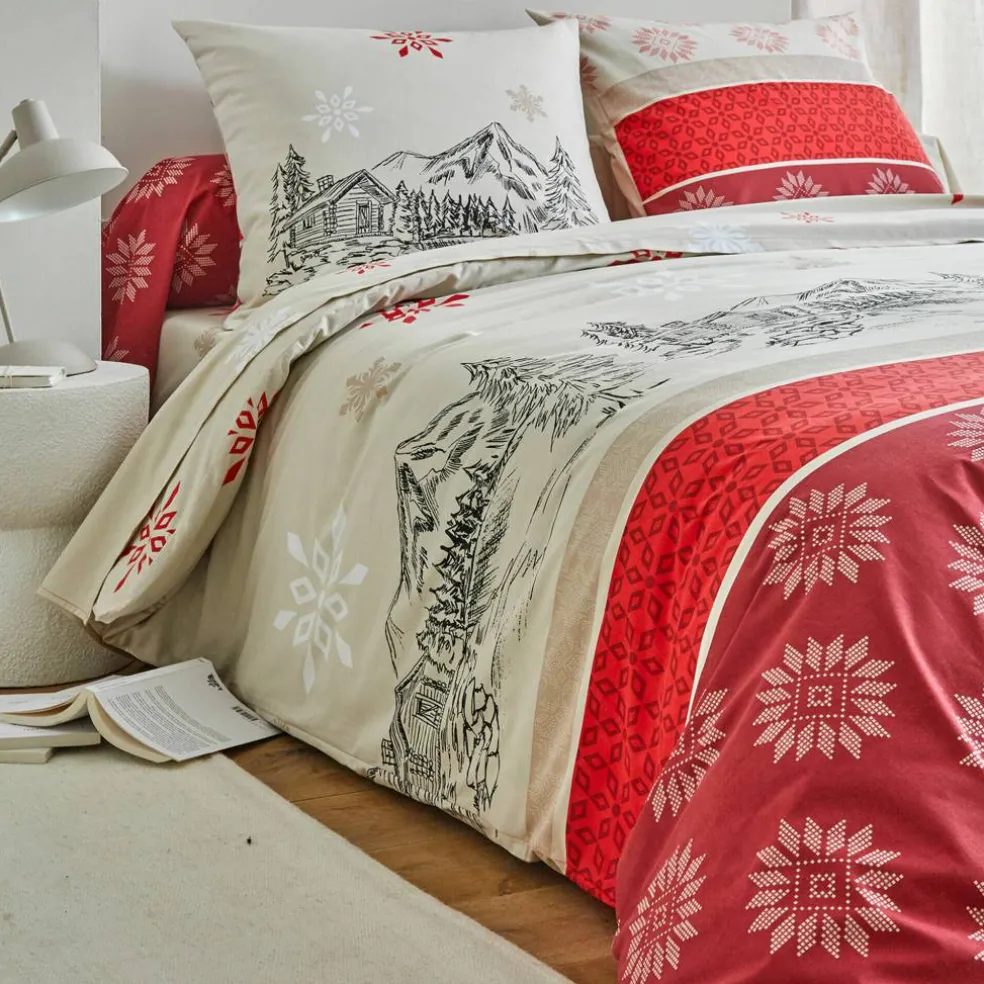 Linge de lit Montana en flanelle