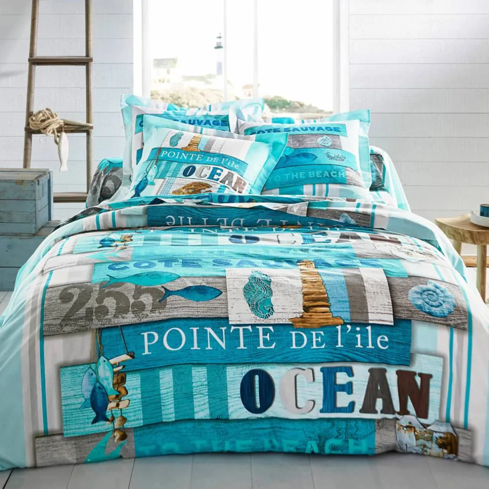 Linge de lit Océan coton