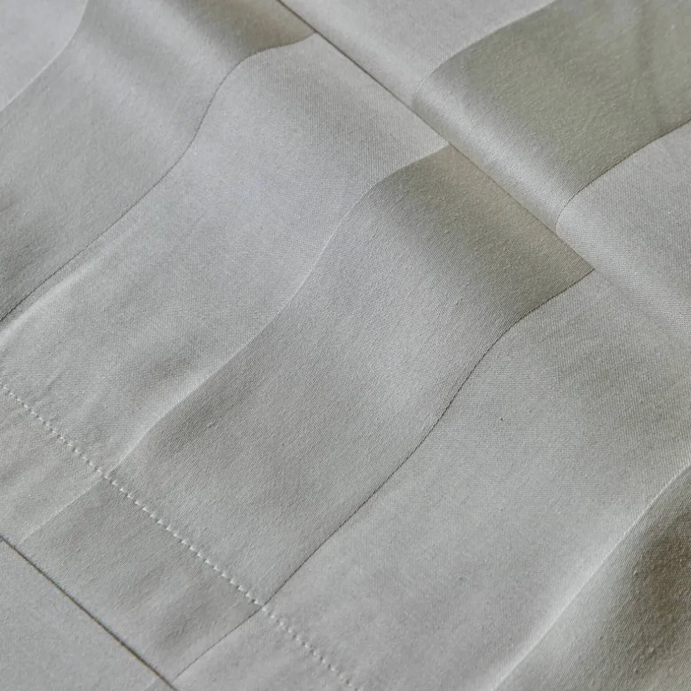 Linge de lit satin rayé