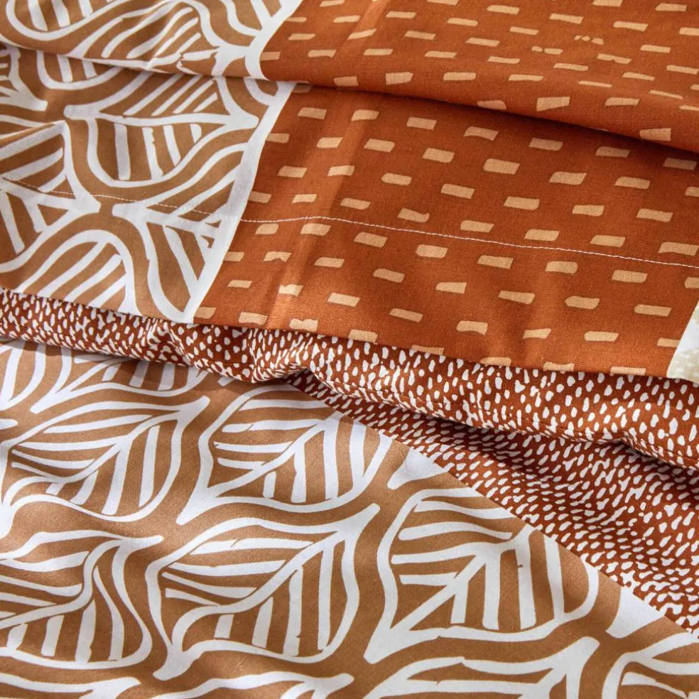 Linge de lit Tommy imprimé géométrique - coton