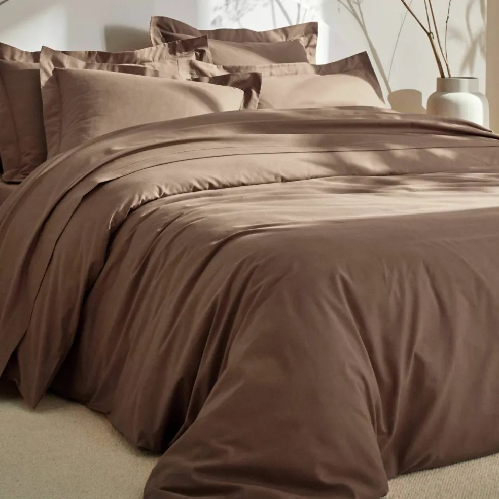 Linge de lit uni coton