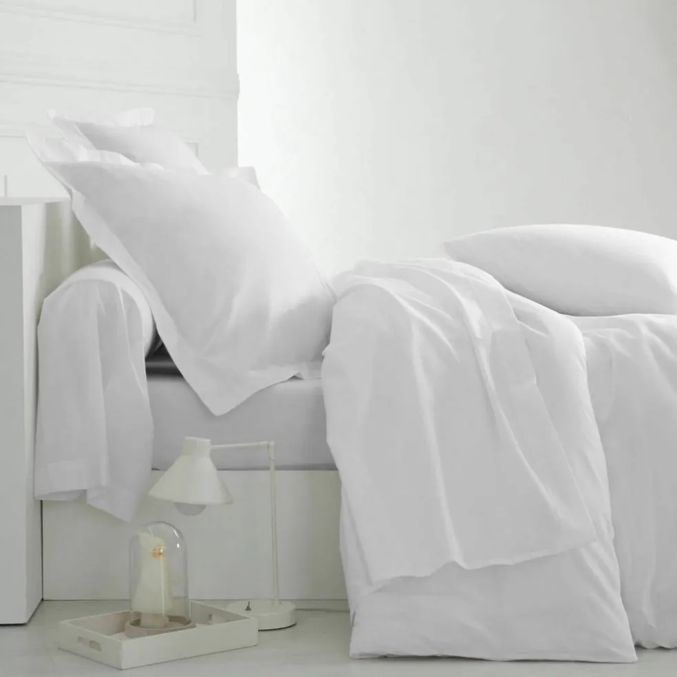 Linge de lit uni coton