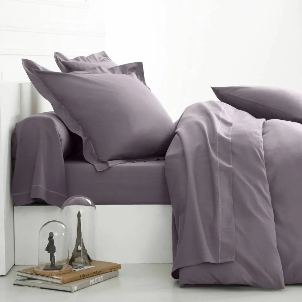 Linge de lit uni coton
