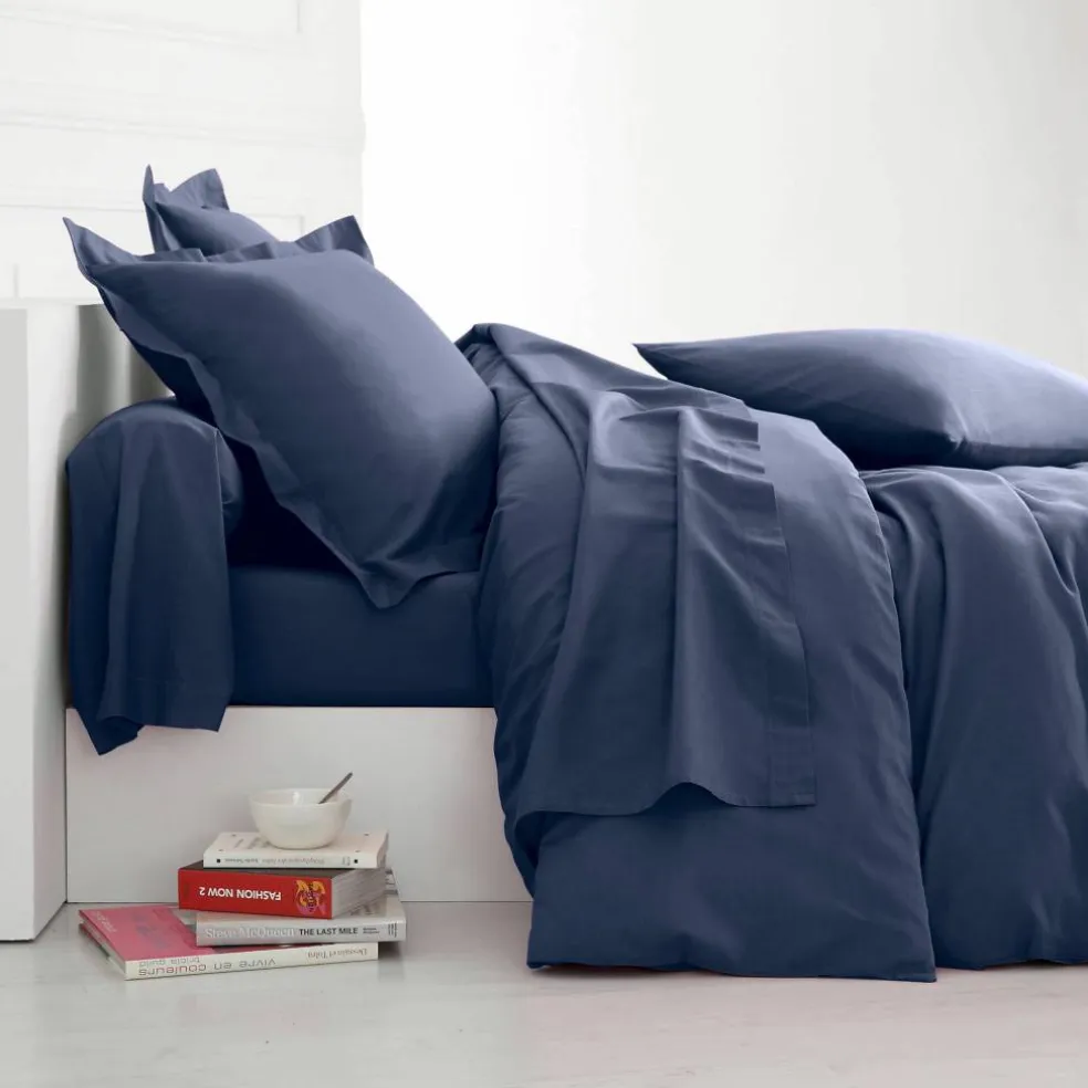 Linge de lit uni coton