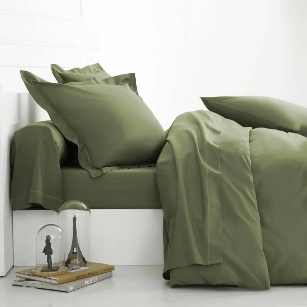 Linge de lit uni coton