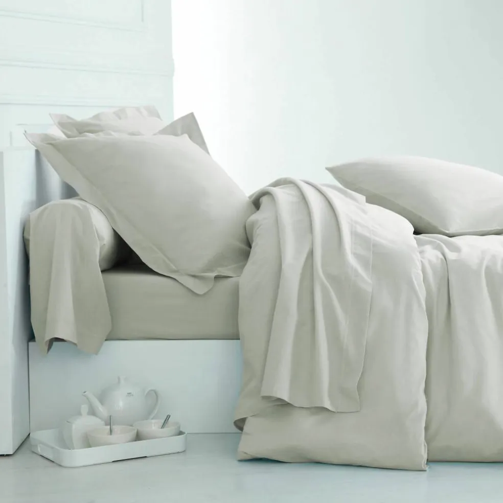 Linge de lit uni coton