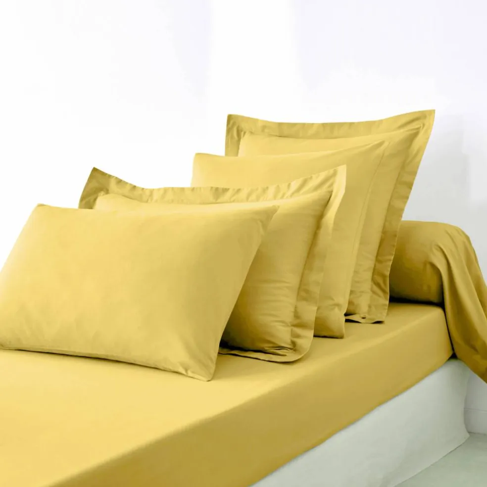 Linge de lit uni coton