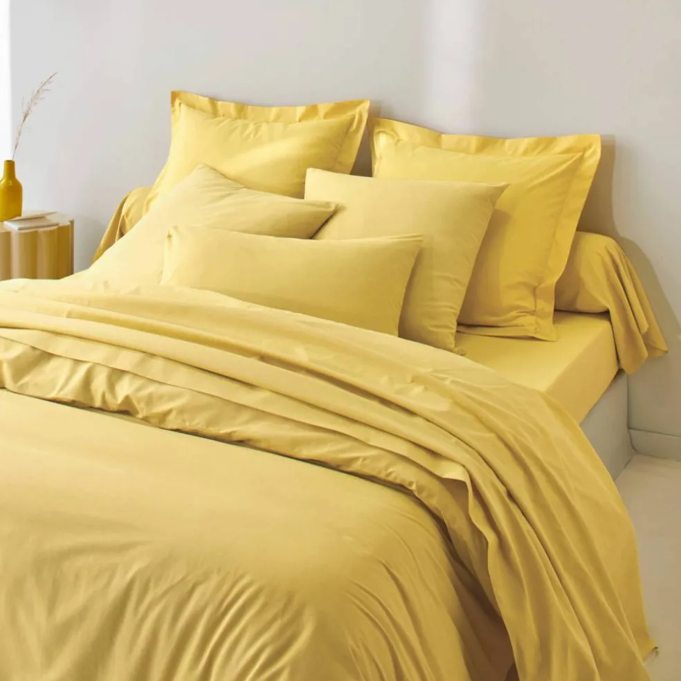 Linge de lit uni coton