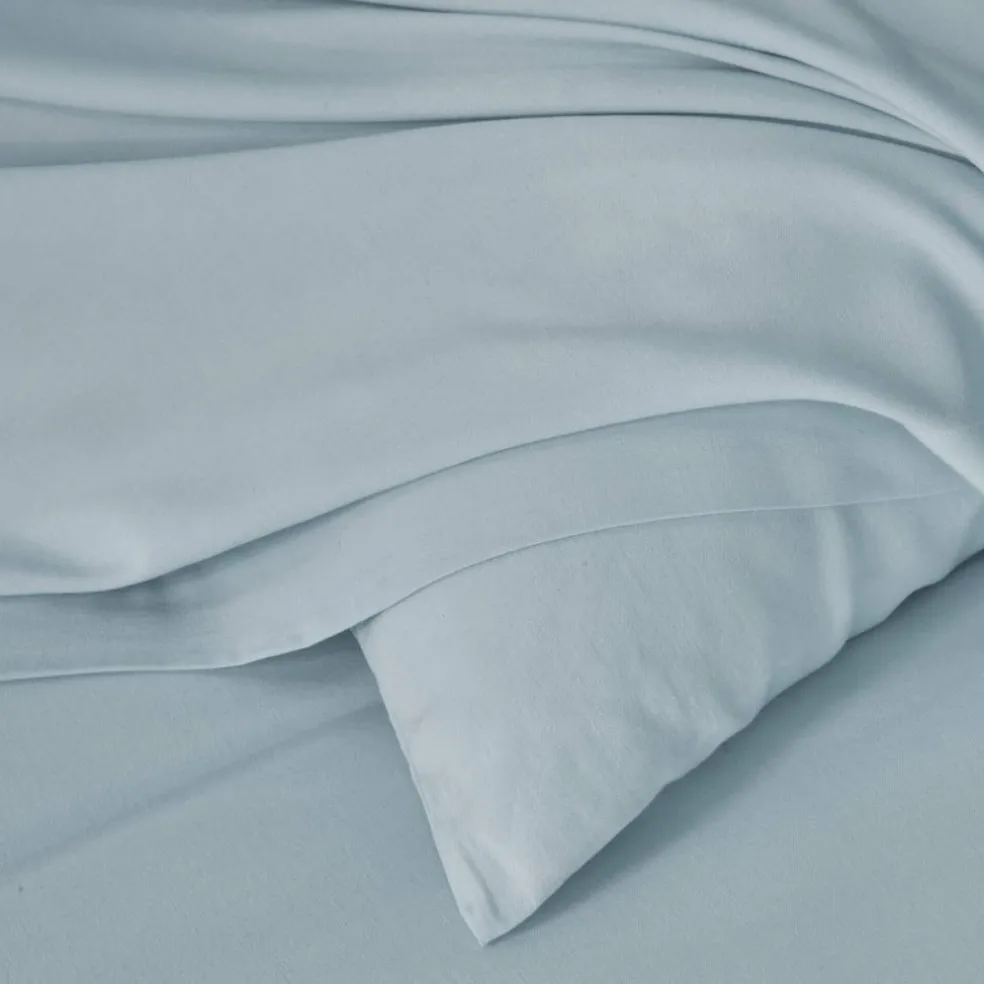Linge de lit uni en bambou et en lin**
