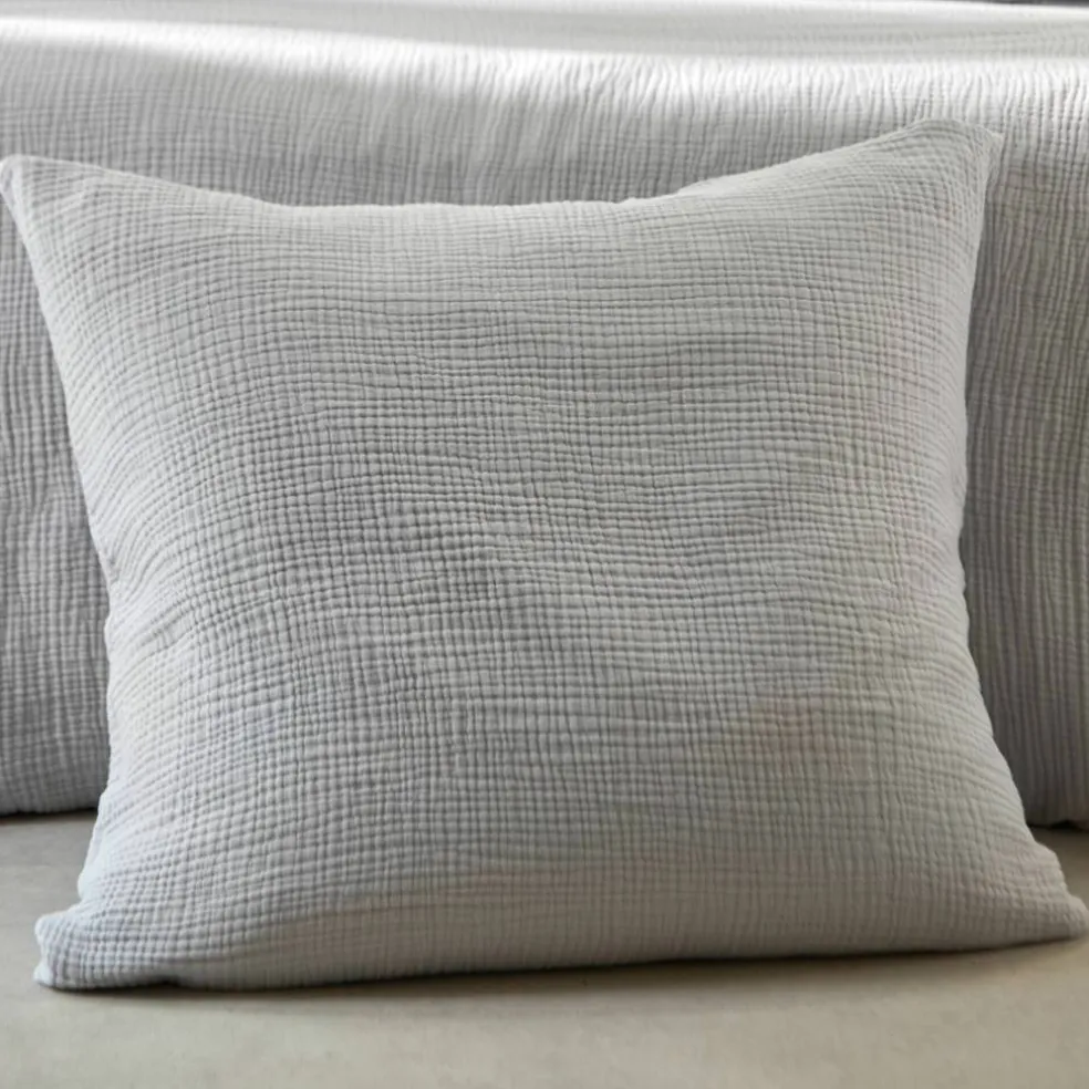 Linge de lit uni en triple gaze de coton