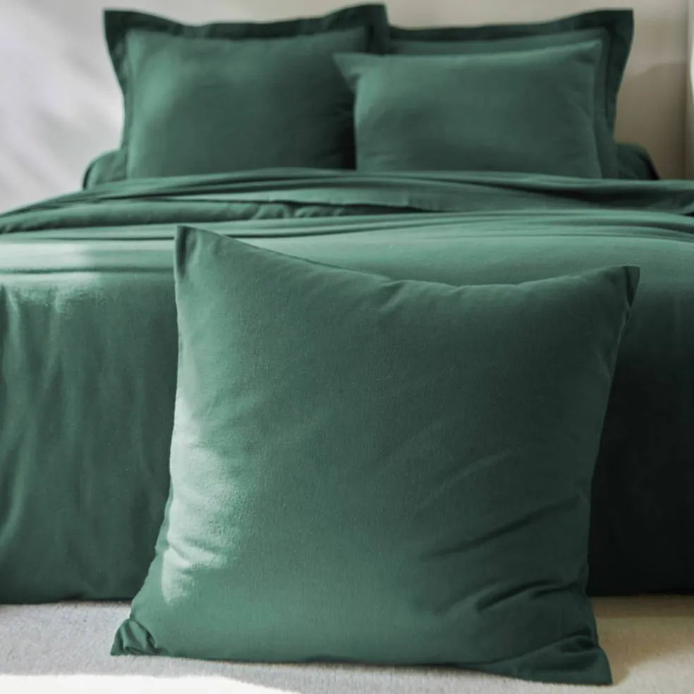 Linge de lit uni flanelle