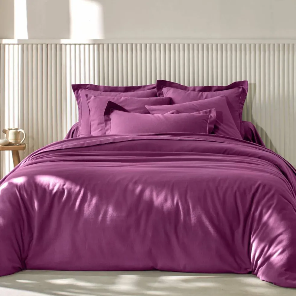 Linge de lit uni flanelle