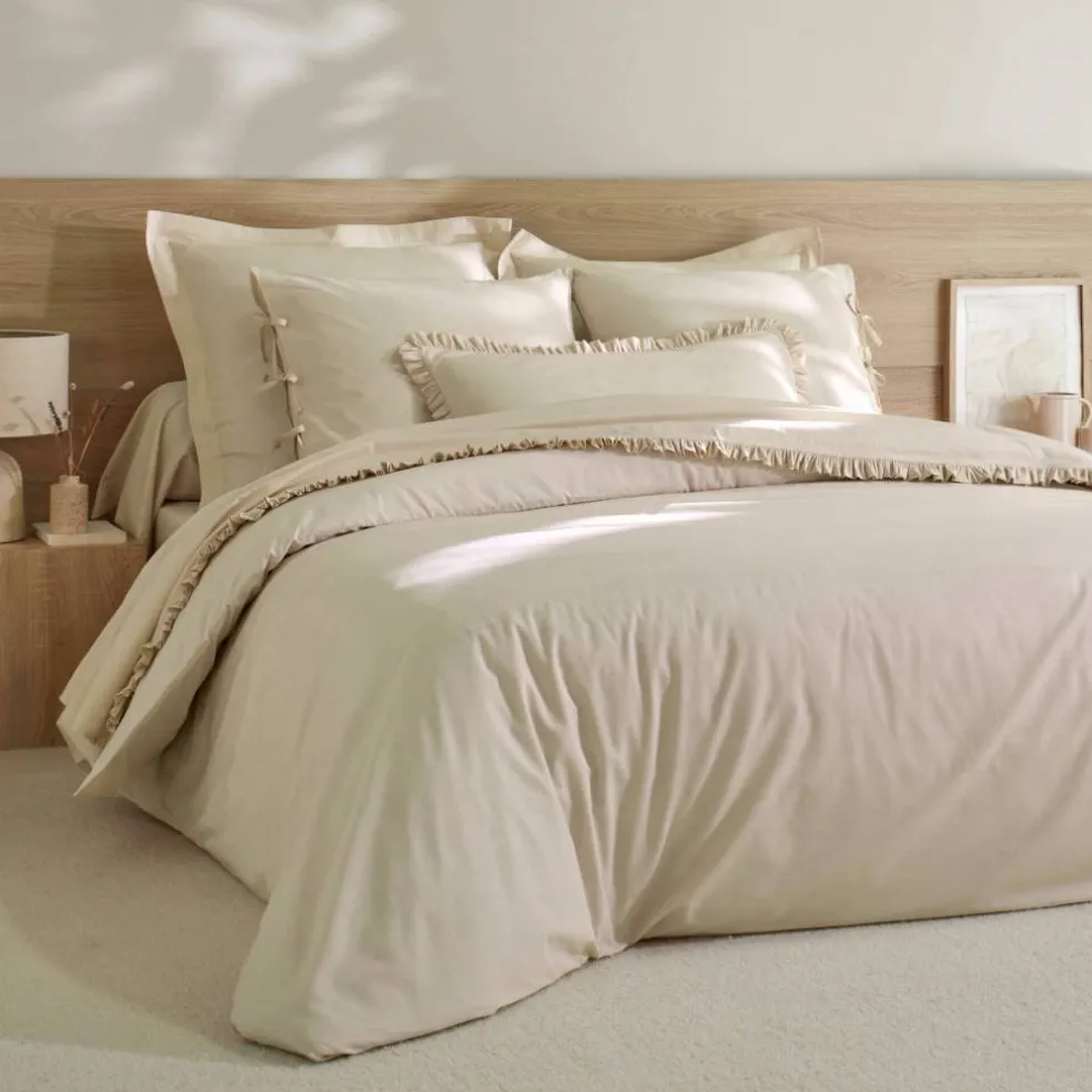 Linge de lit uni - percale de coton 72 fils/cm²