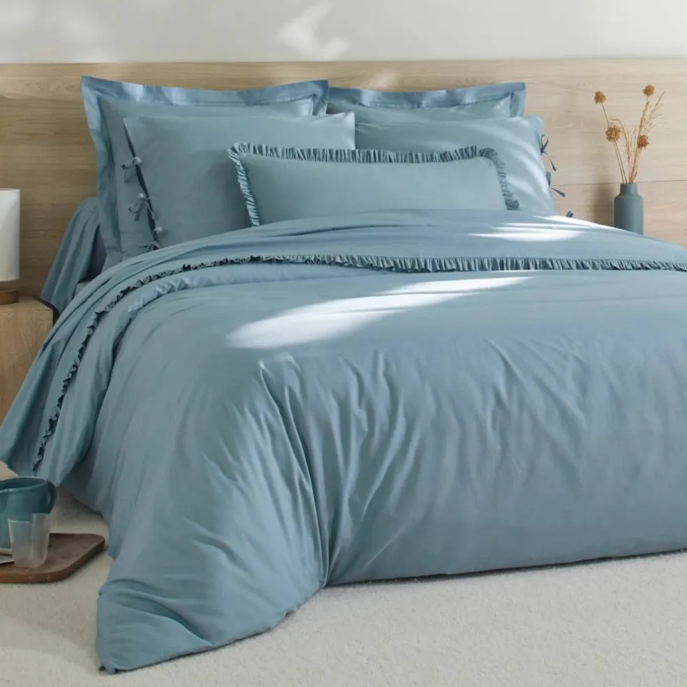 Linge de lit uni - percale de coton 72 fils/cm²