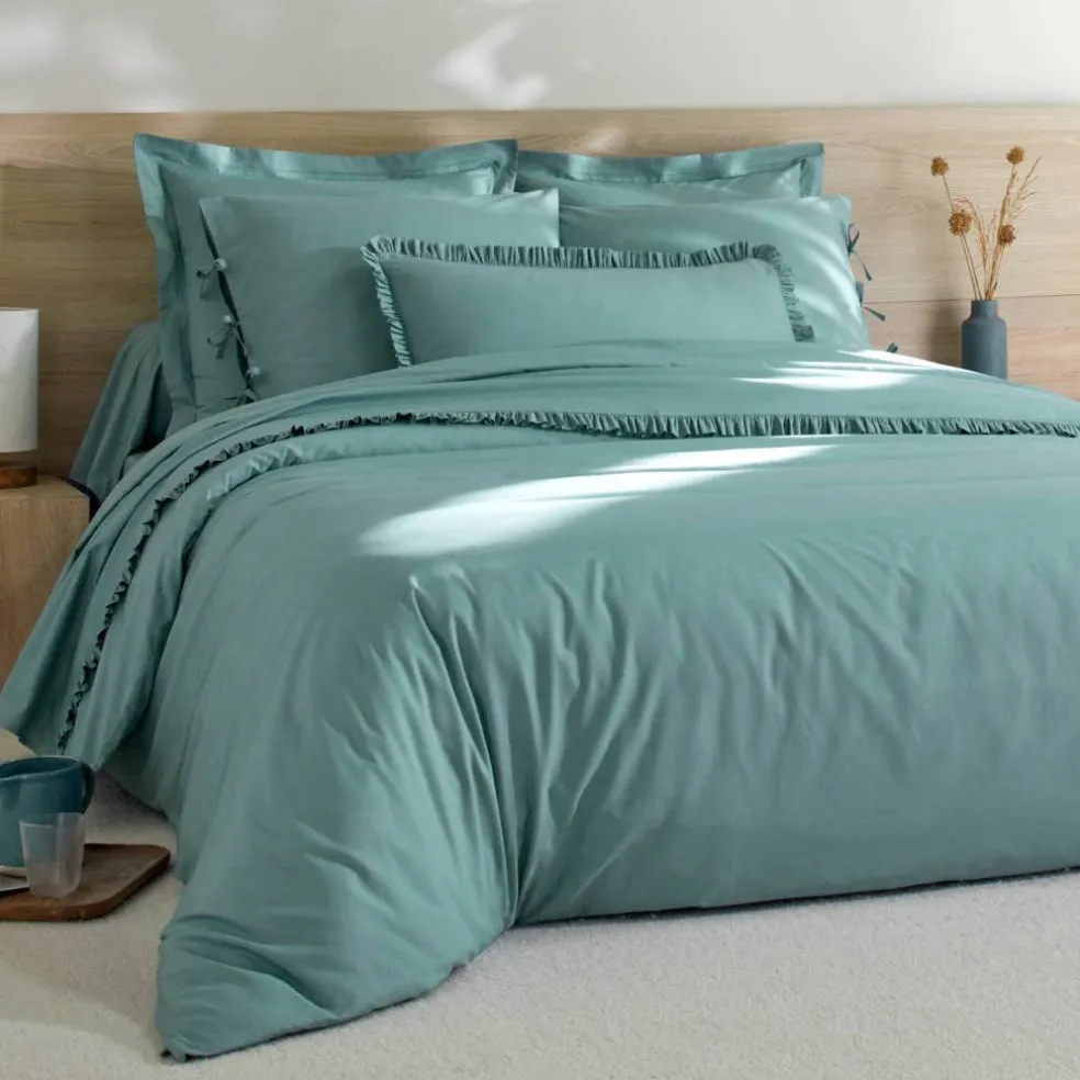 Linge de lit uni - percale de coton 72 fils/cm²