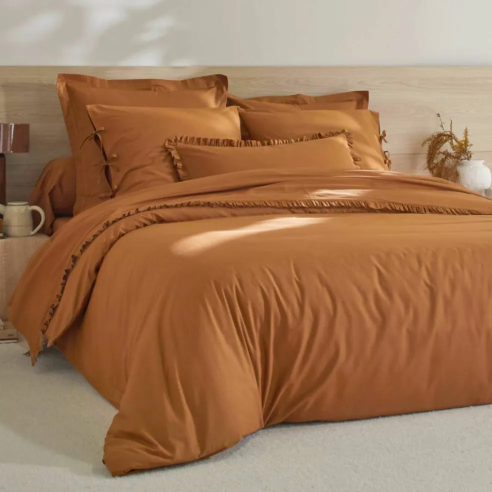 Linge de lit uni - percale de coton 72 fils/cm²