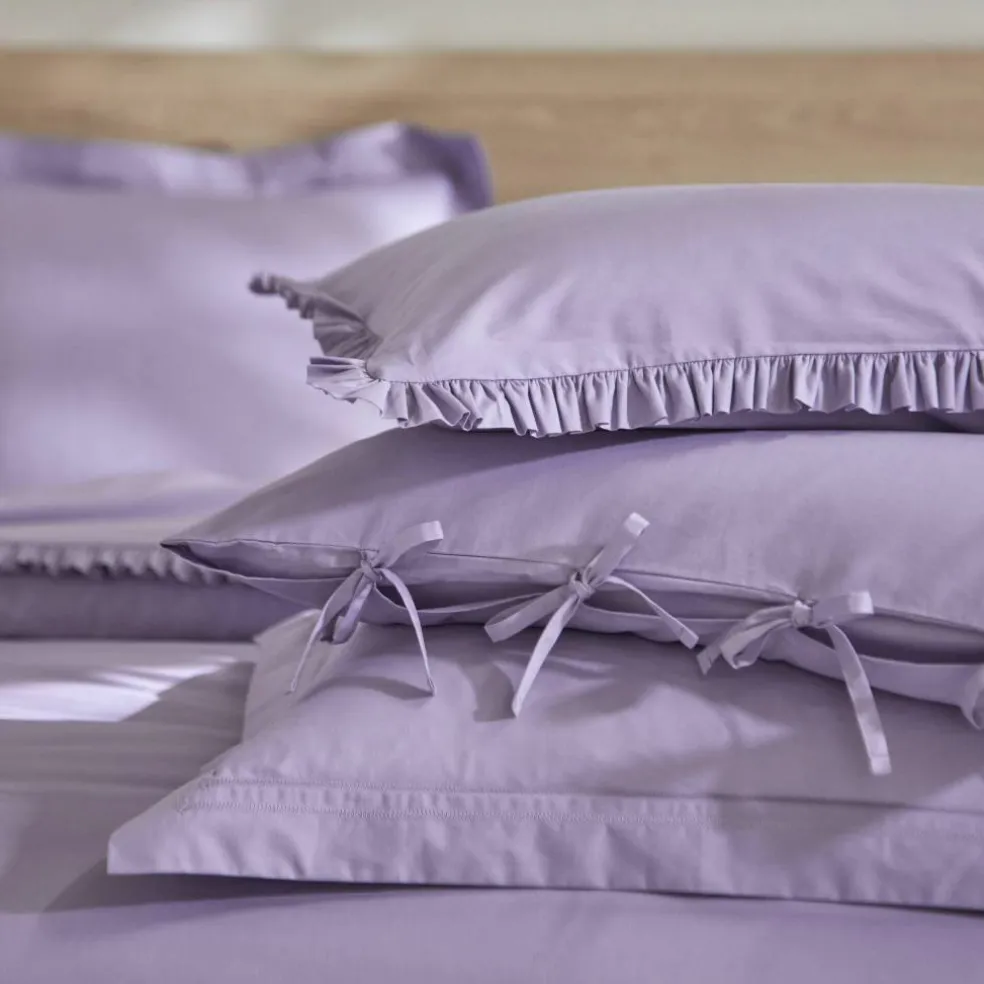Linge de lit uni - percale de coton 72 fils/cm²