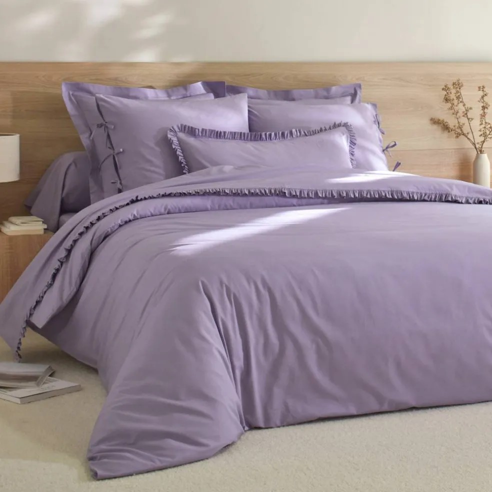 Linge de lit uni - percale de coton 72 fils/cm²