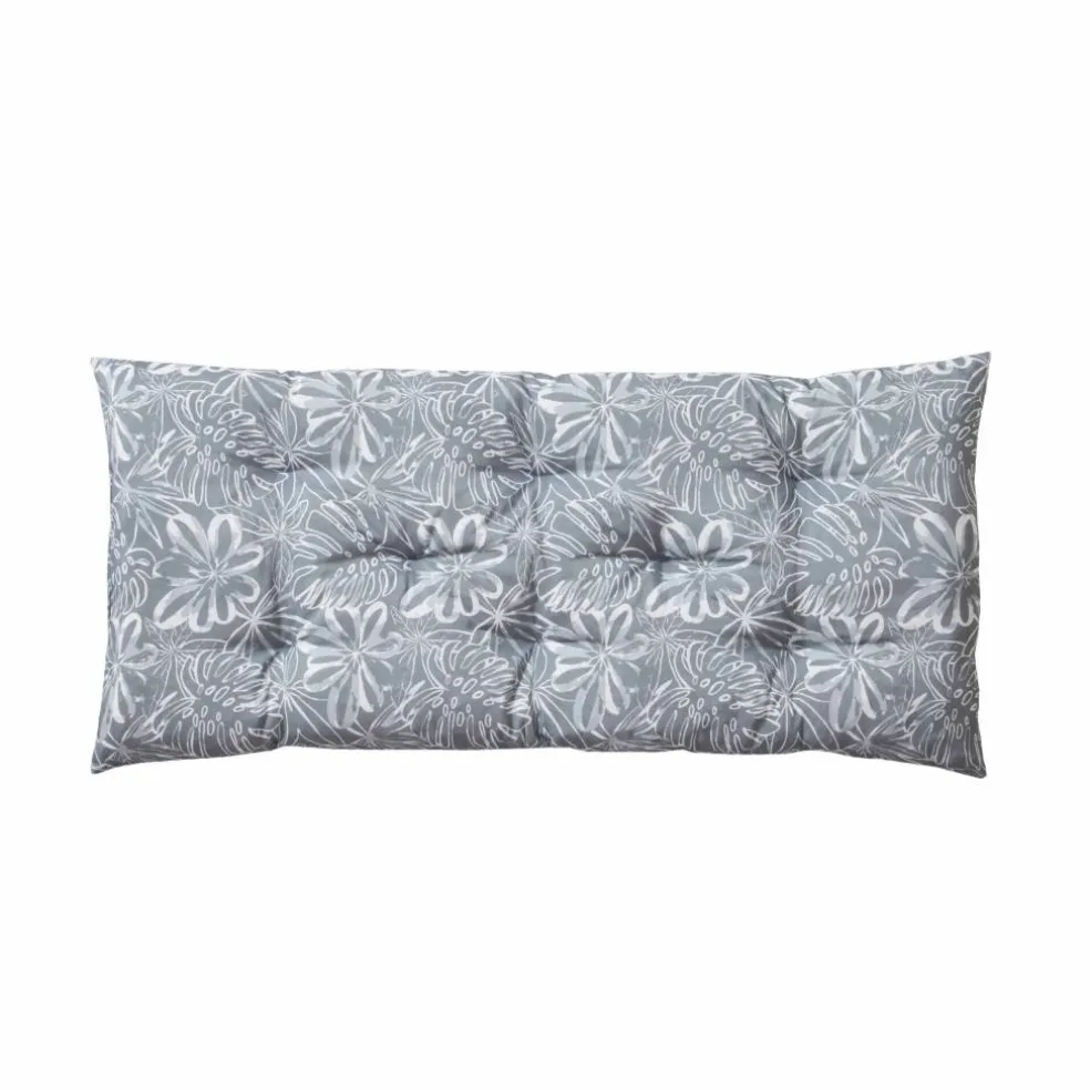 Long coussin déco imprimé feuillage