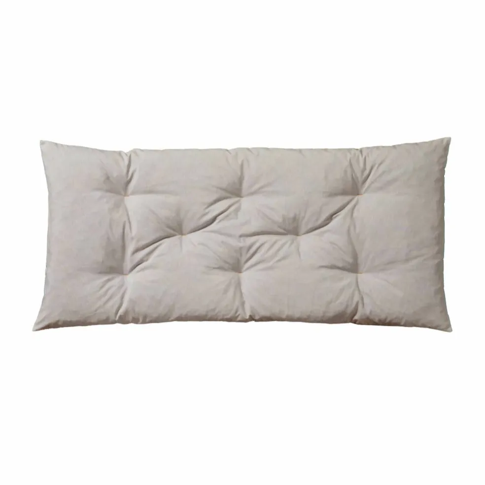 Long coussin de sol imprimé feuillage