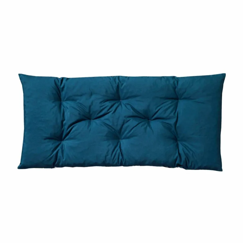 Long coussin de sol imprimé feuillage