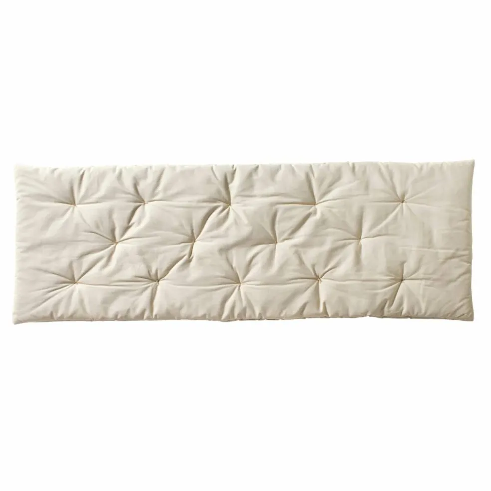 Long coussin uni d'assise de canapé