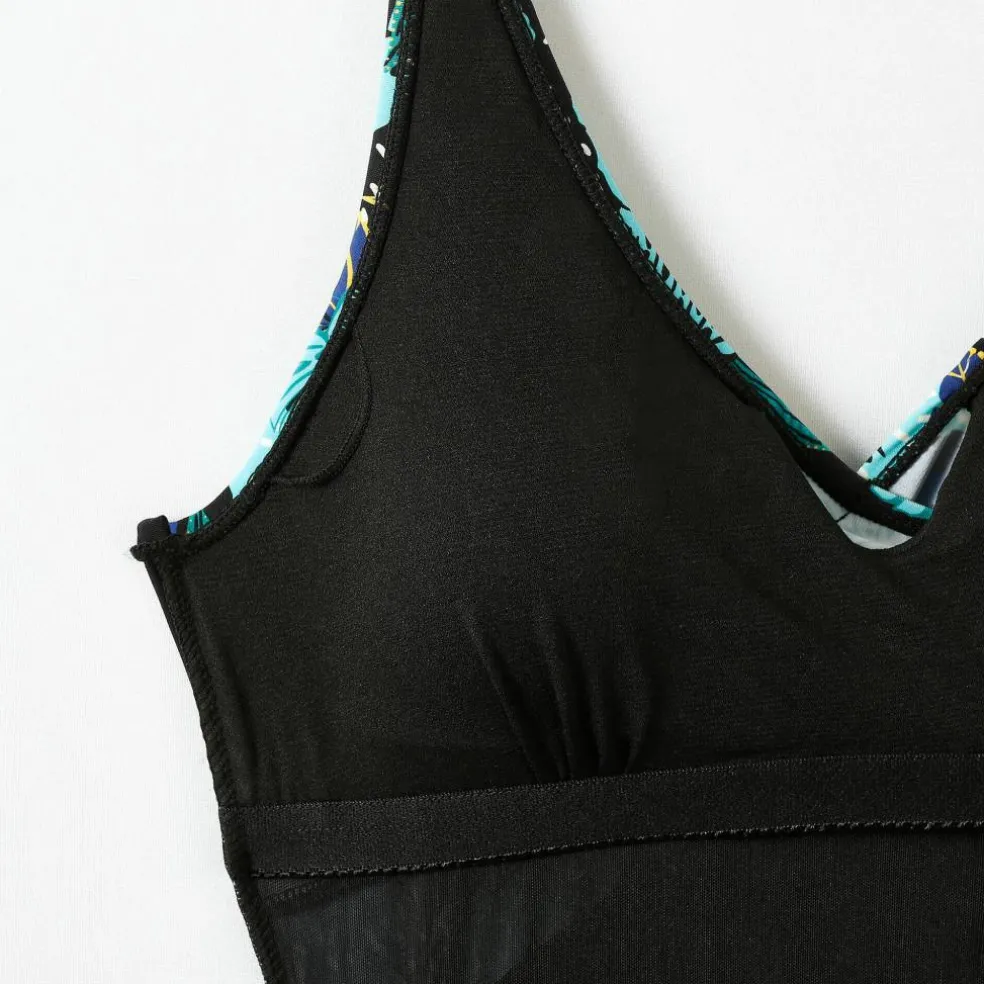Maillot de bain imprimé ligne post-opératoire PALOMBIA