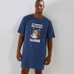 Maxi T-shirt pyjama imprimé
