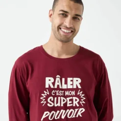 Maxi T-shirt pyjama imprimé