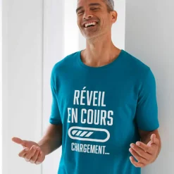 Maxi T-shirt pyjama imprimé