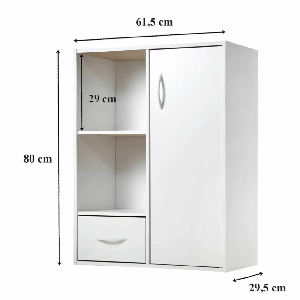 Meuble de rangement ORIGAME - étagère, tiroir et placard