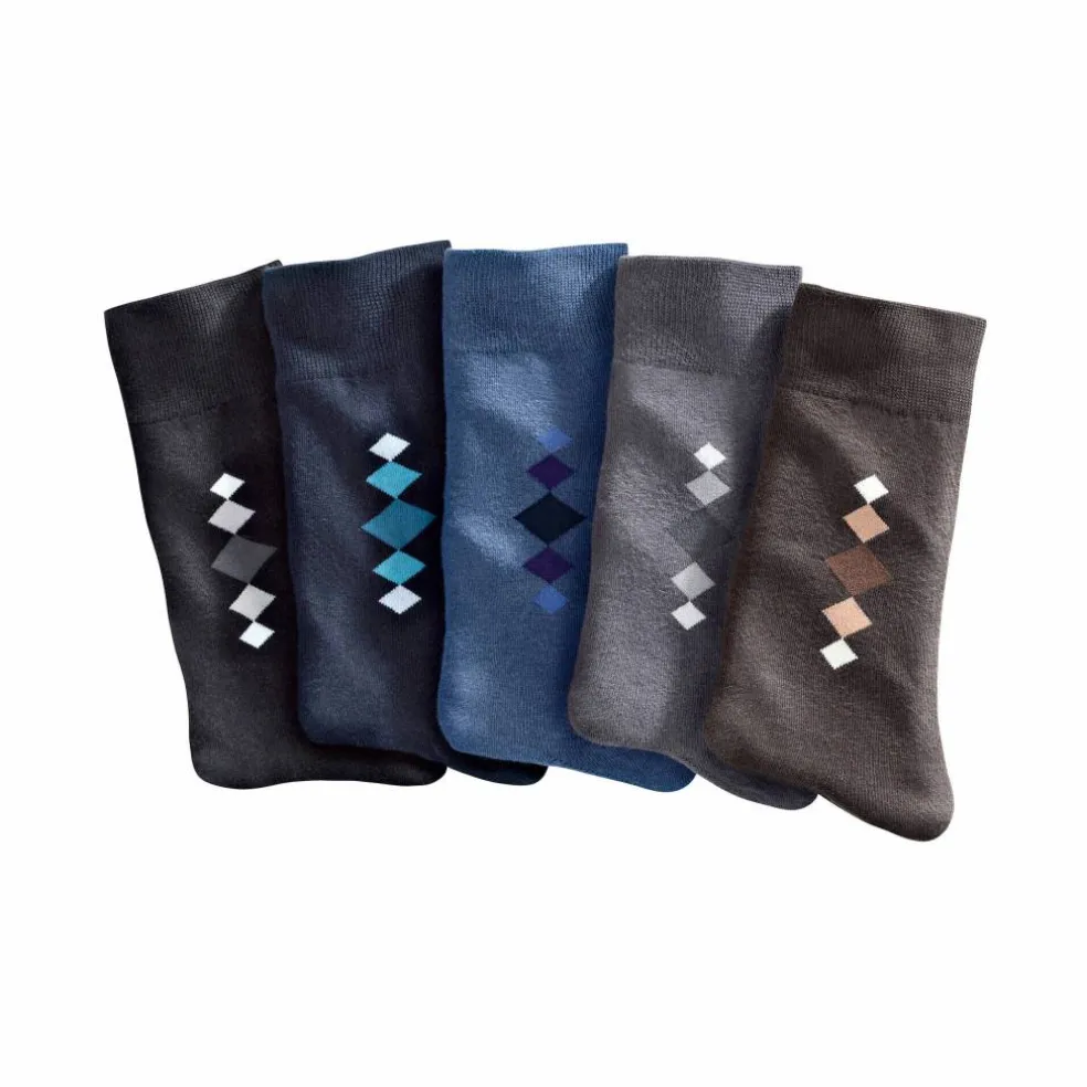 Mi-chaussettes fantaisie - lot de 5 paires
