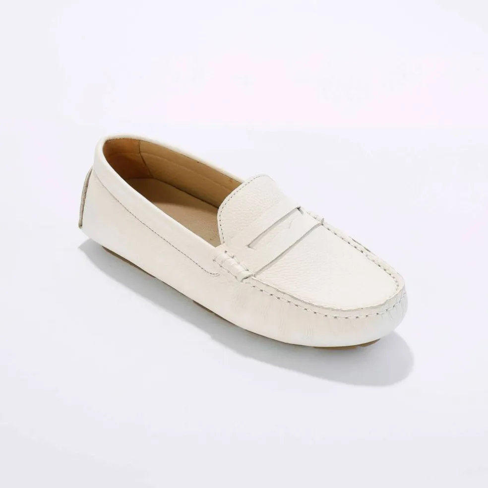 Mocassins en cuir