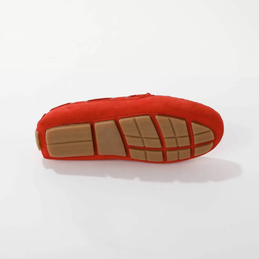 Mocassins en cuir ultra-souple à liens