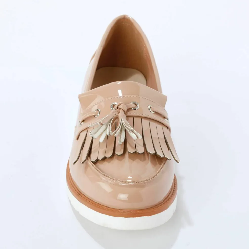 Mocassins à pompons