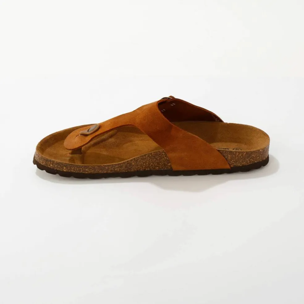 Mule entredoigt croûte de cuir certifié LWG
