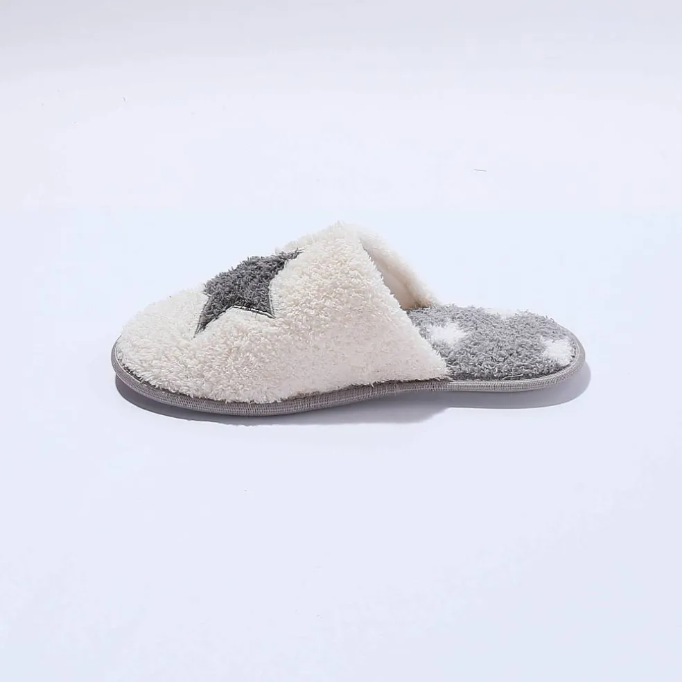Mules plates souples étoile