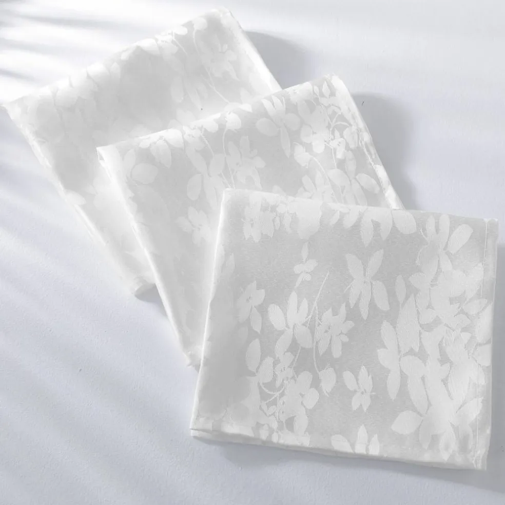 Nappe damassée feuillages Colombine®