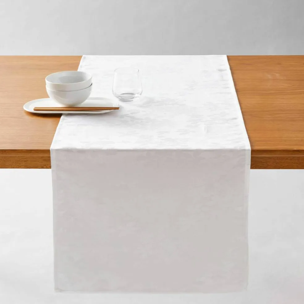 Nappe damassée feuillages Colombine®
