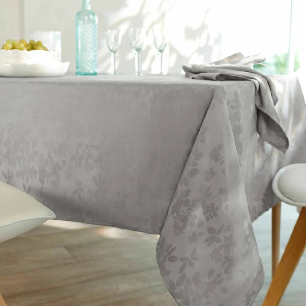 Nappe damassée feuillages Colombine®